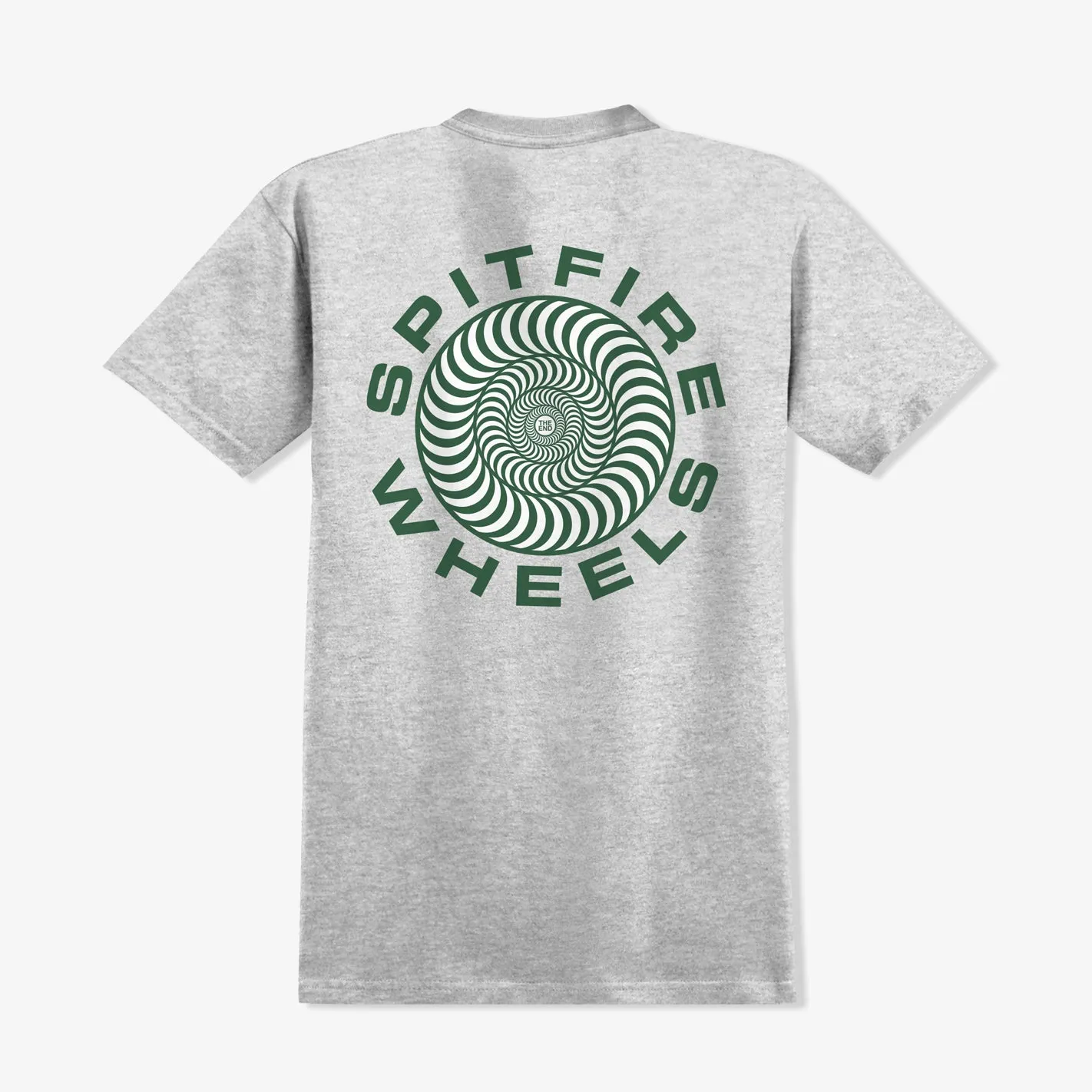 Classic 87 Swirl Tee (Ash/Green) GarmentDyedTexture