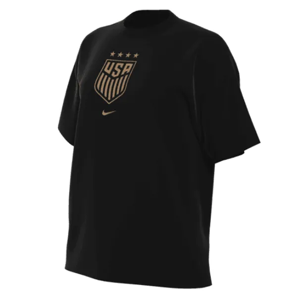 Nike Womens United States 4 Star T-Shirt (Black) Comfortable Layering