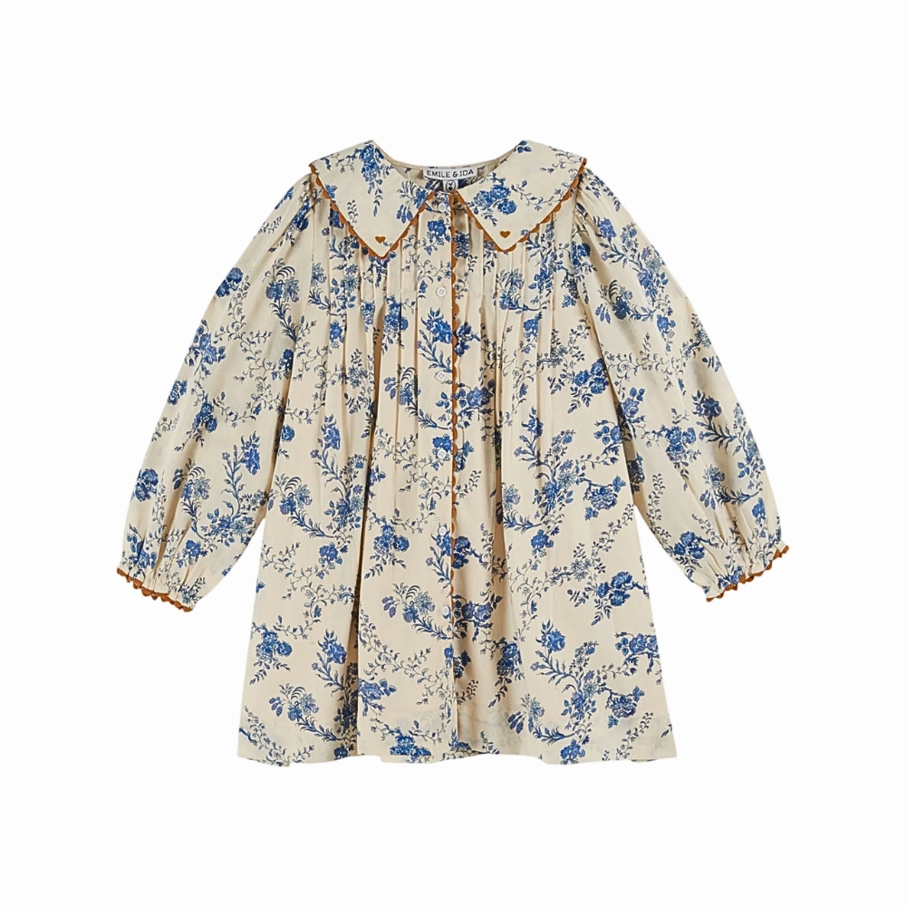Emile et Ida Blue Orchid Dress, Blue Orchid NonIrritatingLining