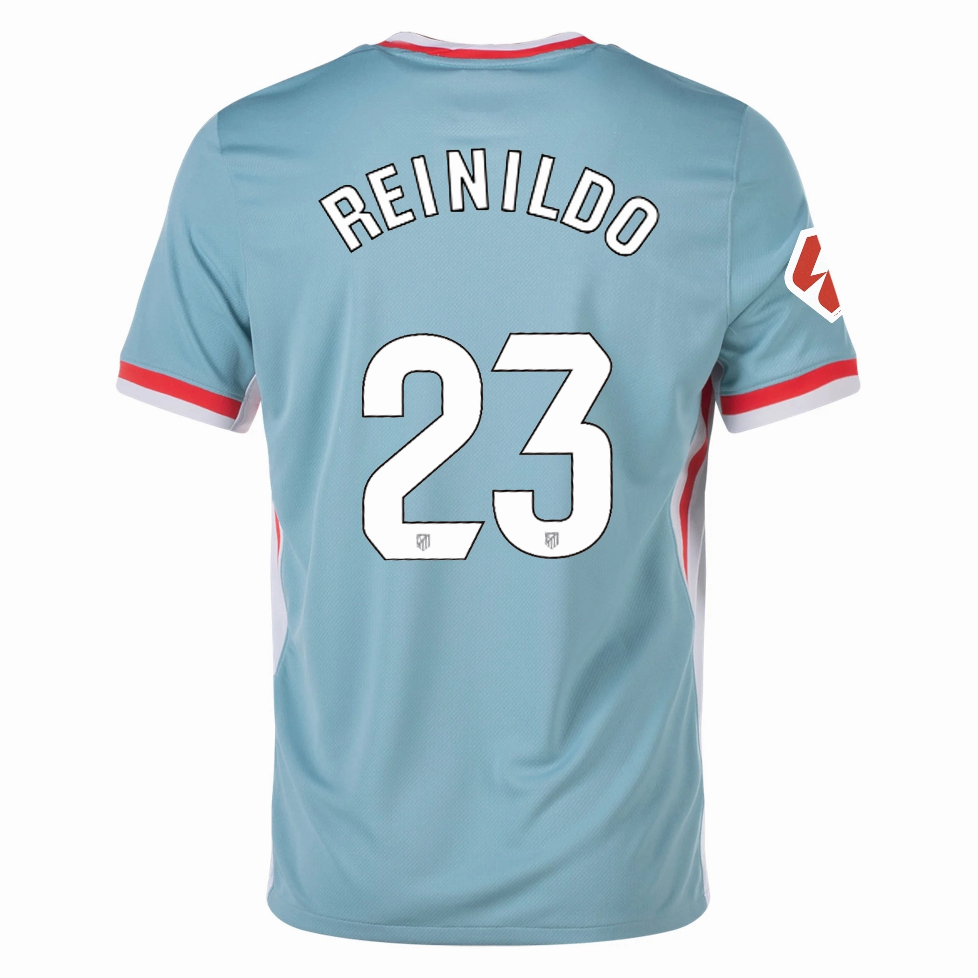 Training session Durable Performance Nike Atletico Madrid Reinildo Mandava Away Jersey w/ La Liga Patch 24/25 (Cannon/Phantom/Light Crimson)