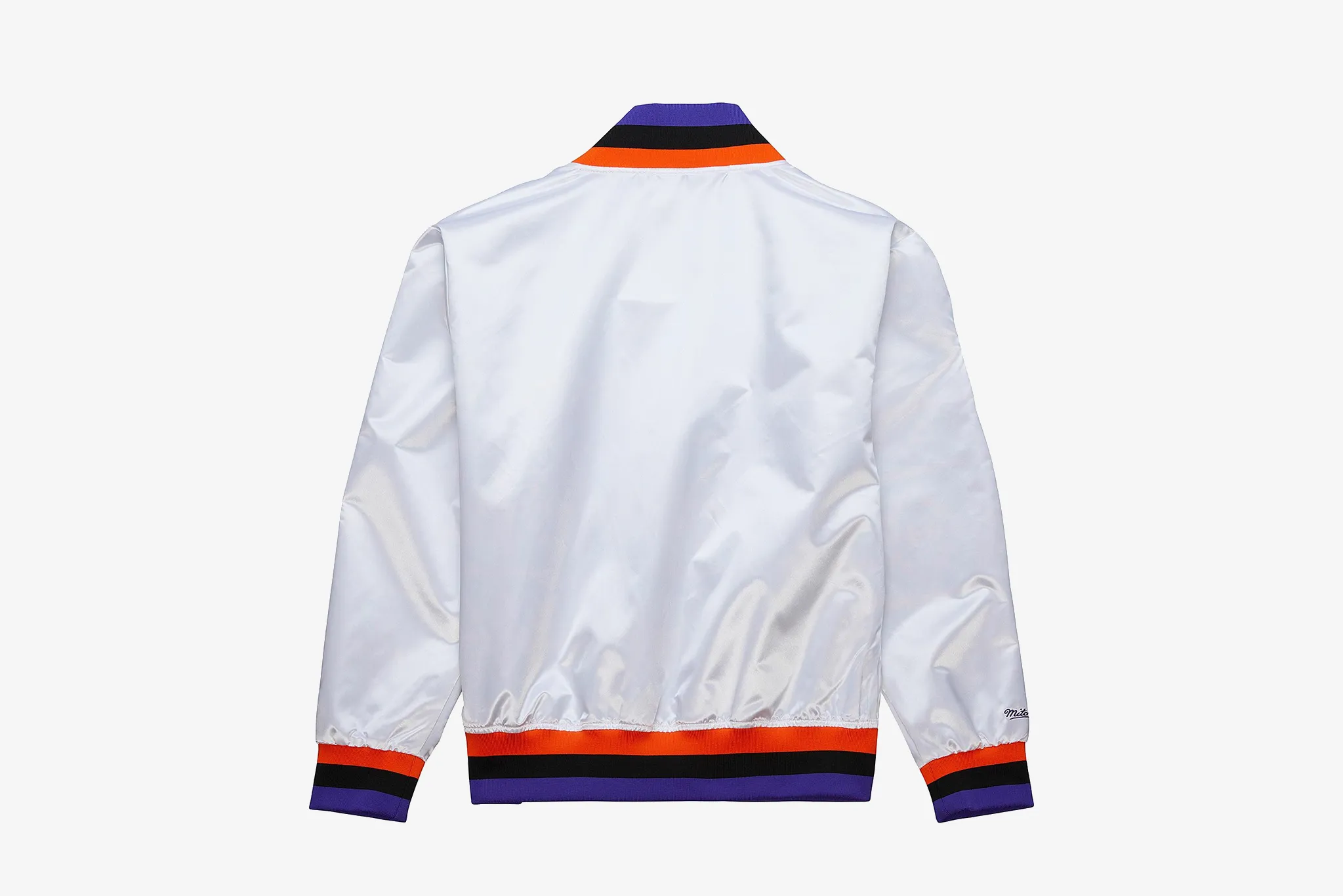 Mitchell & Ness x Manor "Phoenix Suns Jacket" M - Chalk White / Orange / Purple Lightweight Composite