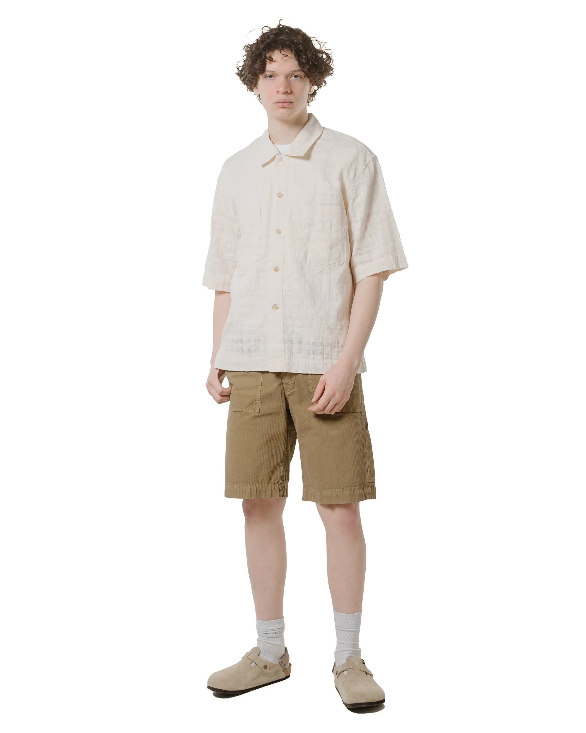 Low Profile Pocket Design mix and match Sunflower Adam Shirt Off White