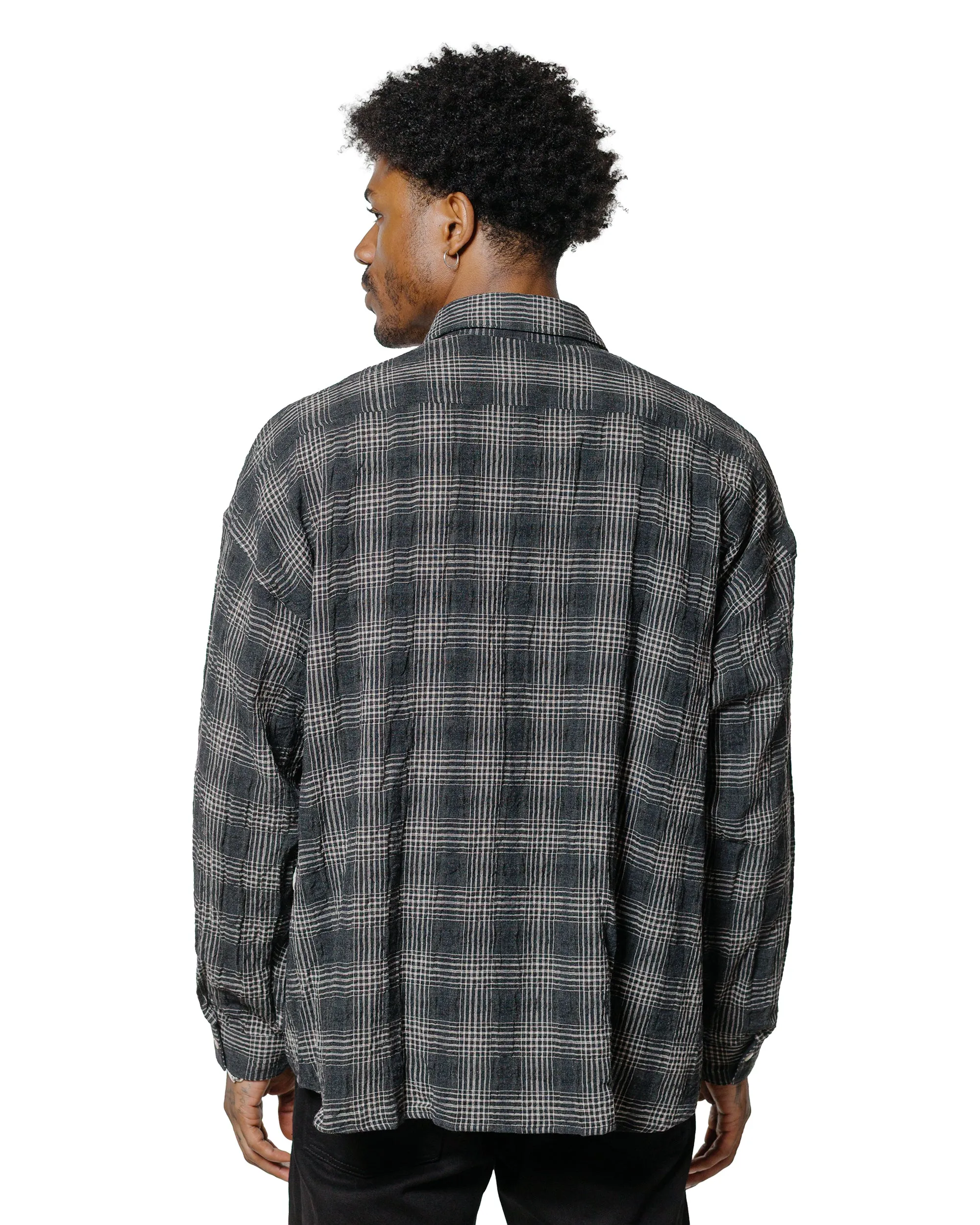 Sunflower Stable Shirt Check Anthracite Durable Buttons