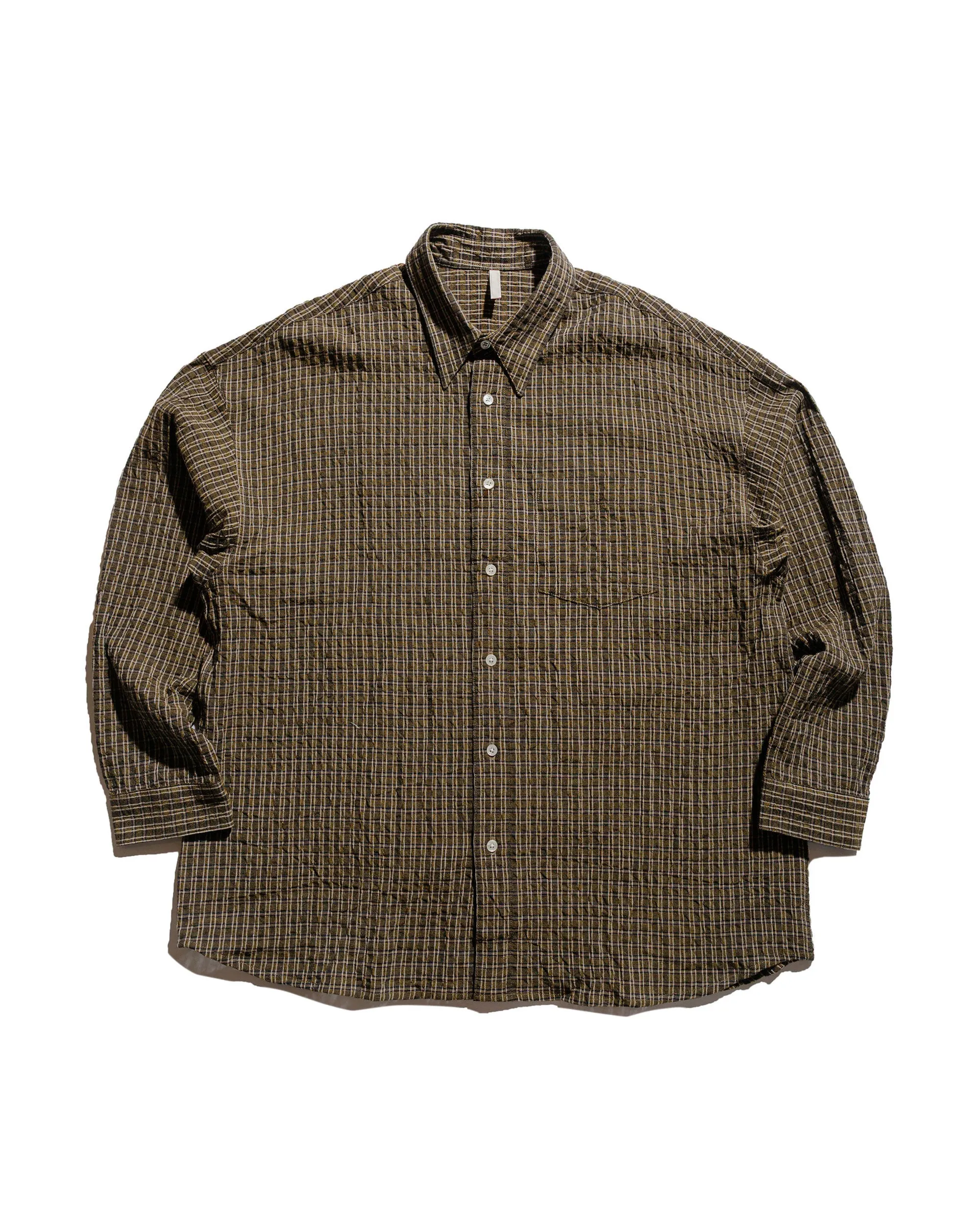 Night Out Sunflower Stable Shirt Check Khaki