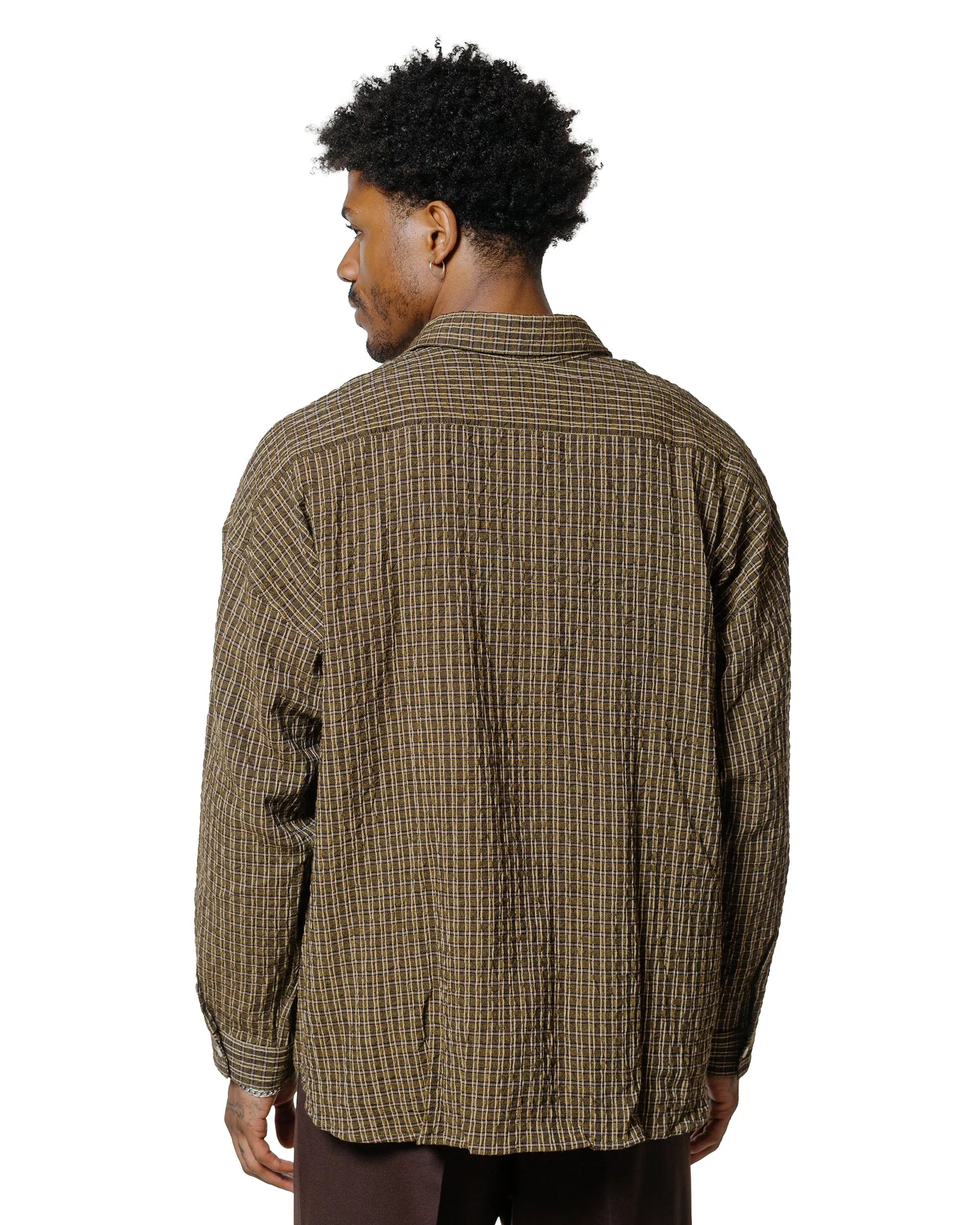 Sunflower Stable Shirt Check Khaki BBQ Party