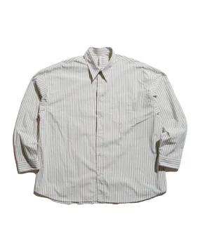 Eco Friendly Production Versatile Piece Sunflower Stable Shirt Stripe Khaki
