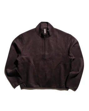 product business casual sophistication Sunflower Wool Half Zip Brown