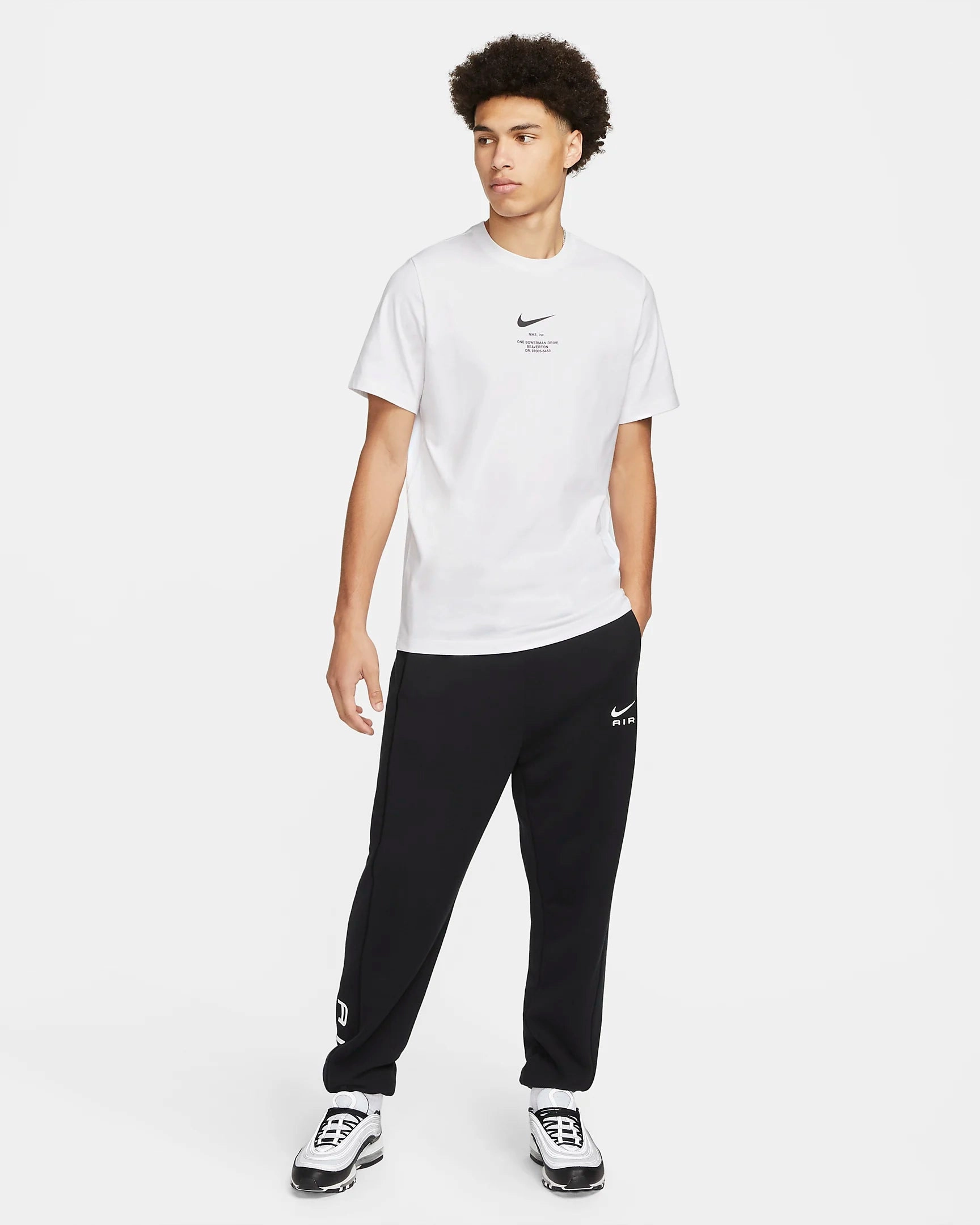All-Purpose Wear Light Design Big Swoosh T-shirt