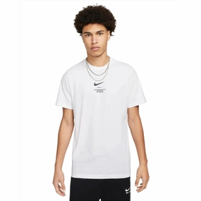 Active Outfit Taped Neckline Big Swoosh T-shirt