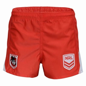 Men's NRL St. George Illawarra Dragons Away Supporter Shorts Fitted Layer