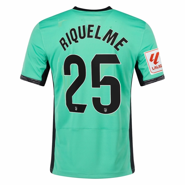 Fast Response Sporty Look Nike Atletico Madrid Rodrigo Riquelme Third Jersey w/ La Liga Patch 23/24 (Spring Green/Black)