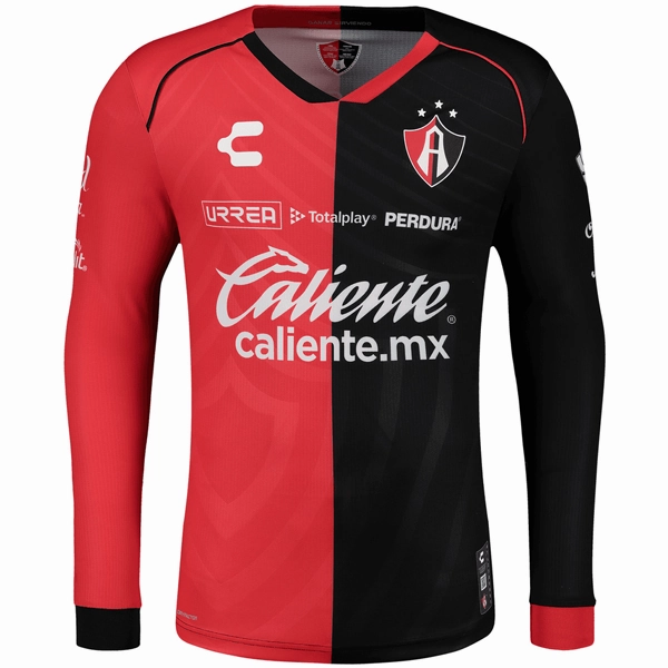 Breeze Control Workout Layer Charly Atlas Home Long Sleeve Away Jersey 24/25 (Red/Black)