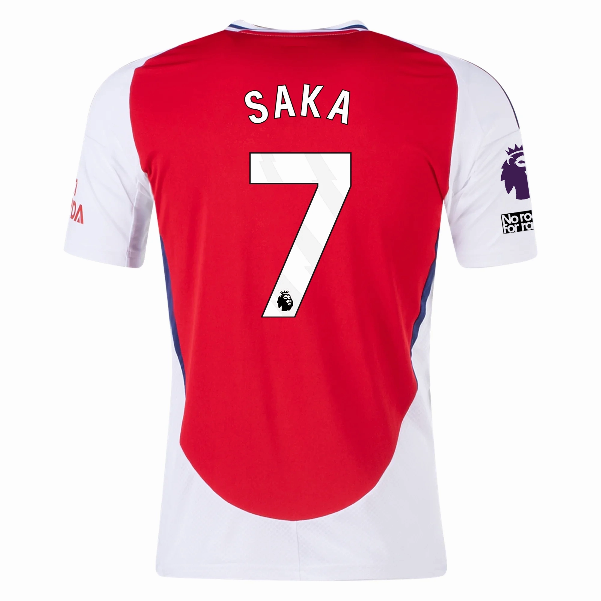 Neutral palette Modular Panel Layouts adidas Arsenal Bukayo Saka Home Jersey w/ EPL   No Room For Racism Patches 24/25 (Better Scarlet/White)