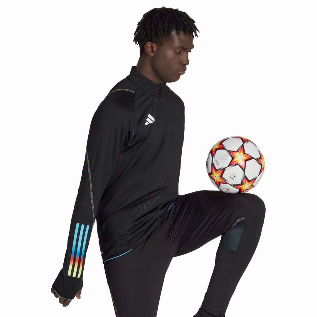 adidas - Men's Tiro 23 Pro 1/4 Zip (IB5834) Mesh Panel Ventilation