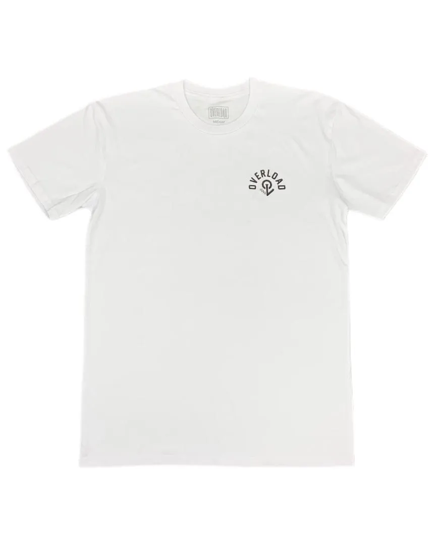 Overload Semi Circle Tee - White / Black PunctureResistant Fabric