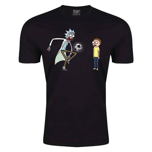 Rick n' Morty Soccer T-Shirt Sporty Comfort Wear WrinkleResistant