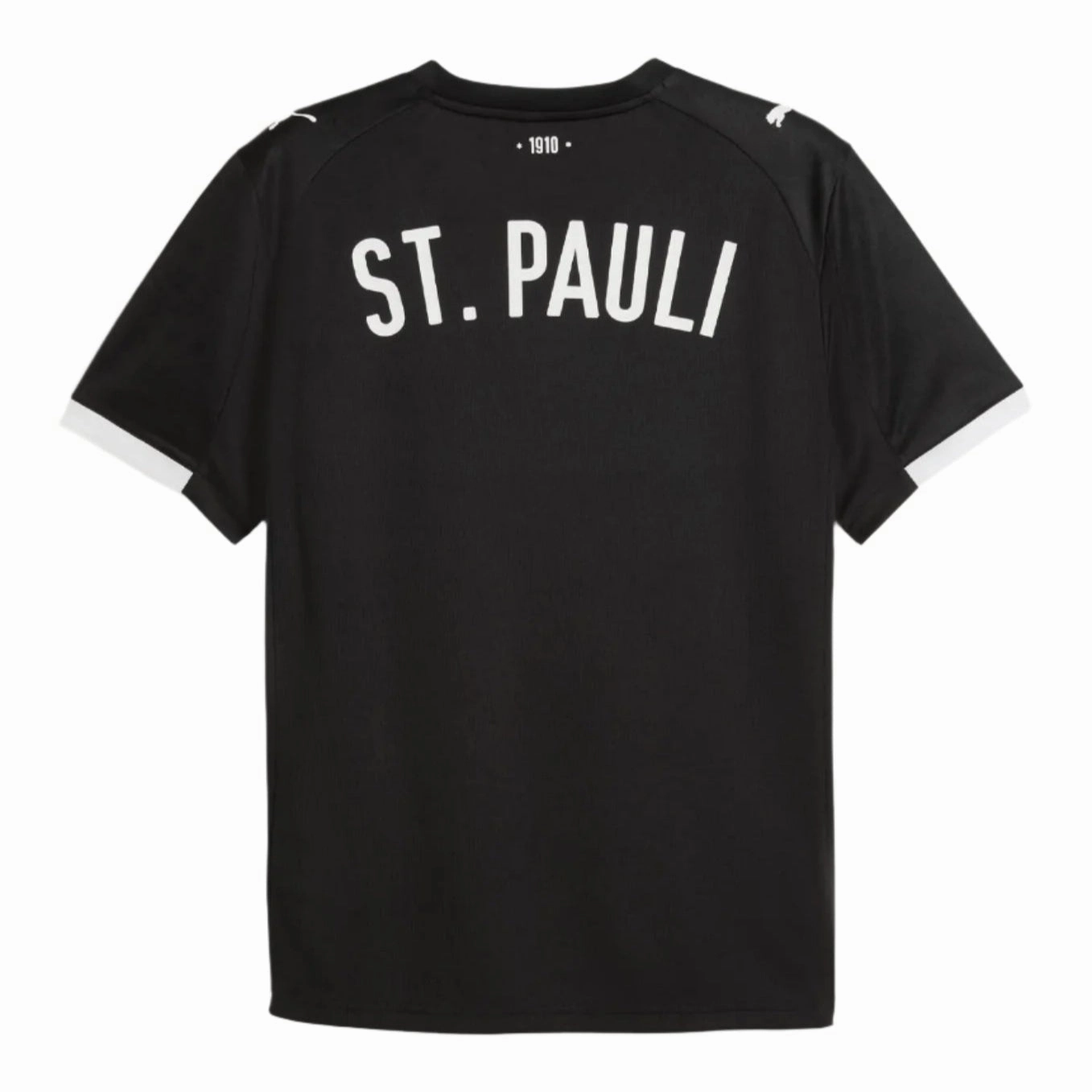 Athletic Ribbed Cuffs Puma St. Pauli 25/26 Third Jersey (Puma Black/Puma White)