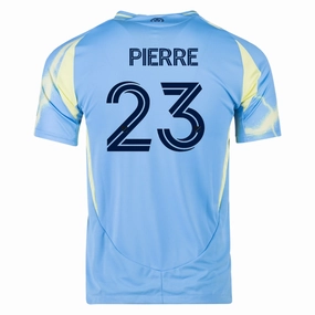 No Slip Gripper Hem adidas Philadelphia Union Nelson Pierre Authentic Away Jersey 25/26 (Blue/Yellow)