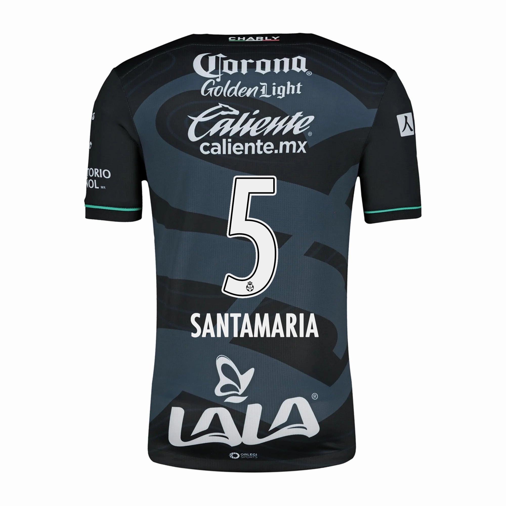 Charly Anderson Santamaria Santos Third Jersey 24/25 (Black/Grey) Eco Friendly Material Energy Boost