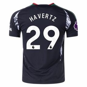 Under Layer UV Protective Coating adidas Arsenal Authentic Kai Havertz Away Jersey w/ EPL Patch 24/25 (Black)