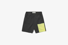 City Casual Metalwood "Block Nylon Short"  M - Black / Yellow