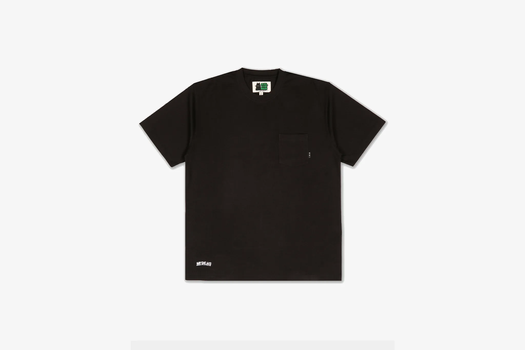 Soft Core Real Bad Man "Bassline Pocket SS Tee" M - Black