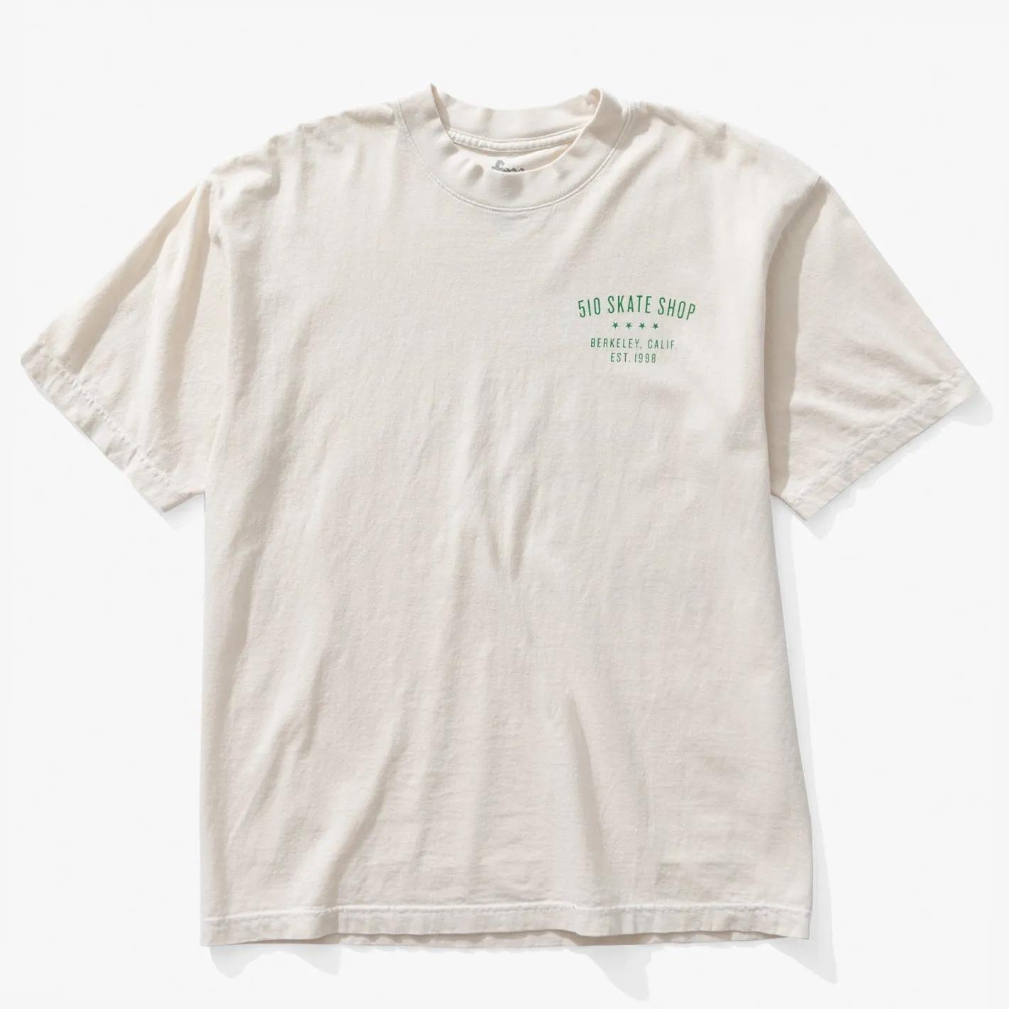Vintage Label Tee (Cream/Green) Self Fabric Tape cyber monday