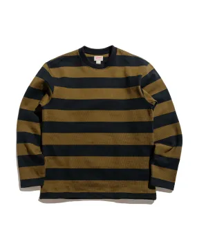 The Real McCoy's BC24101 Buco Stripe Racing Jersey Black/Olive Classic Hoodie product camouflage stealth