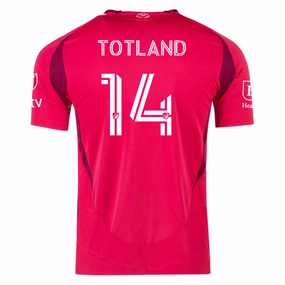 No Slip Gripper Hem Simple Aesthetic adidas Tomas Totland St. Louis FC Authentic Home Jersey 25/26 (Power Pink)
