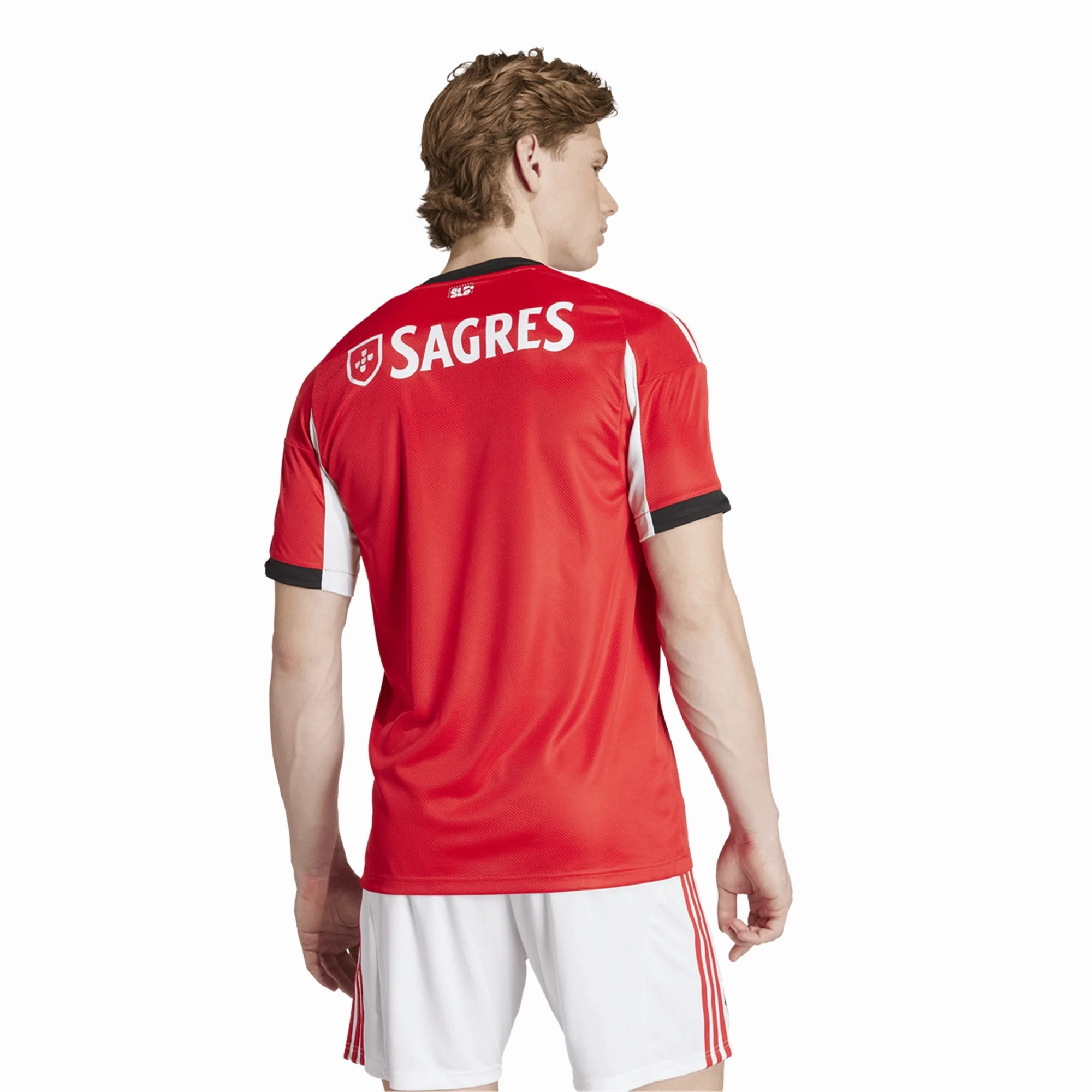 adidas Men's Benfica 25/26 Home Jersey (Red) Bold Vibe
