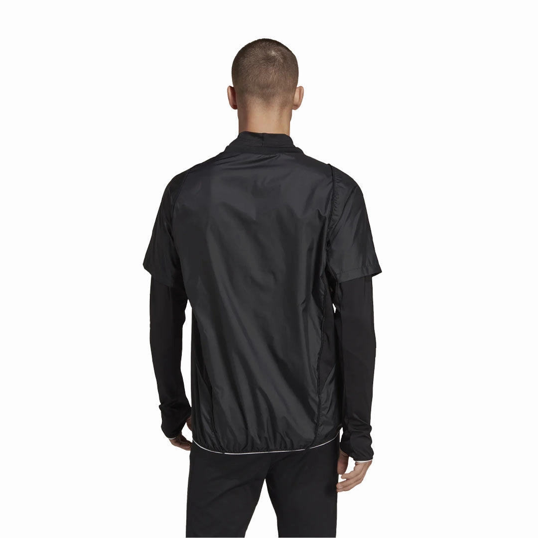 Double Stitched Hemming Raglan Sleeve adidas - Men's WIND.RDY Piste Windbreaker Jacket (HI3044)