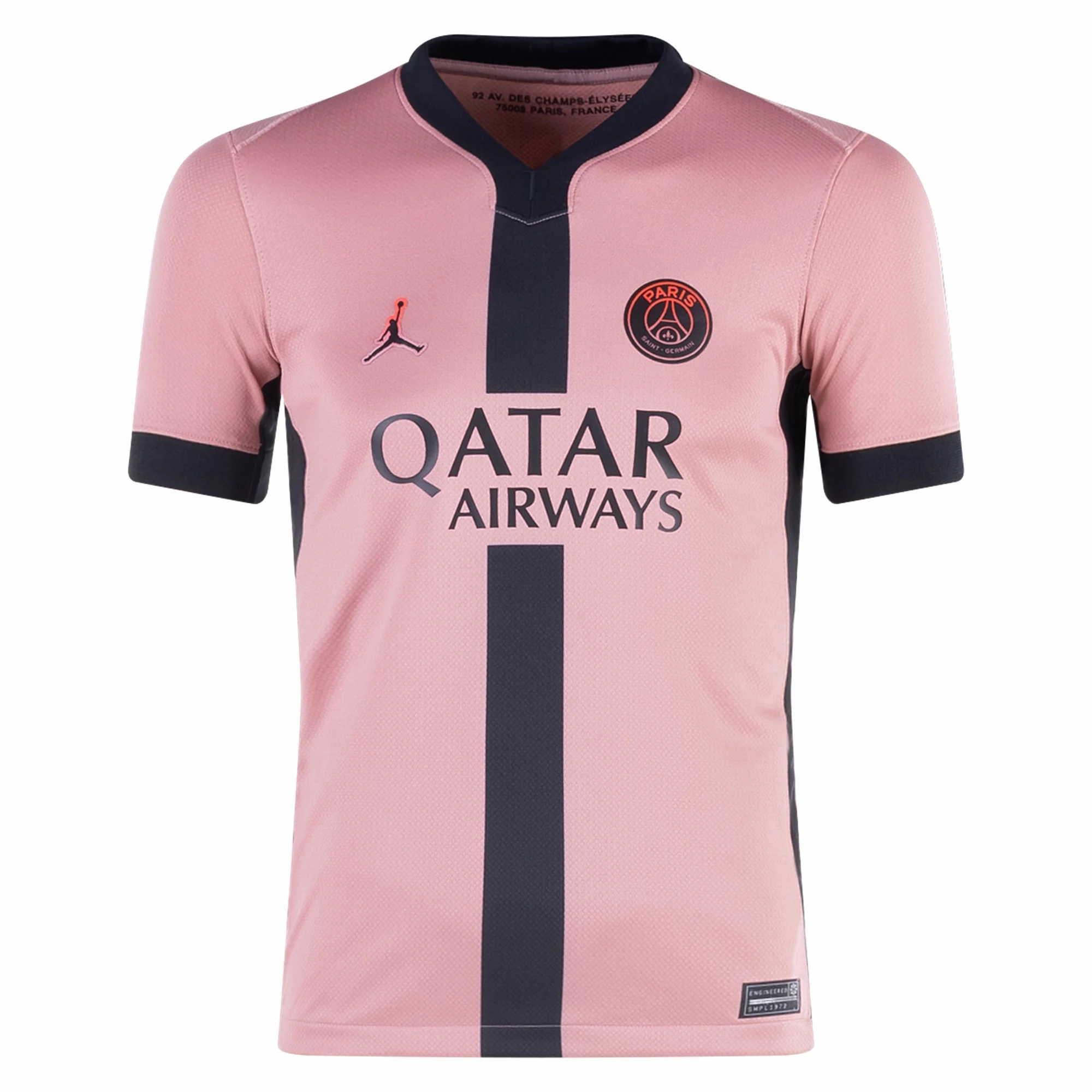 Rolling Storage Pocket Active Edge Nike Youth Paris Saint-Germain Third Jersey 24/25 (Rust Pink/Blank)