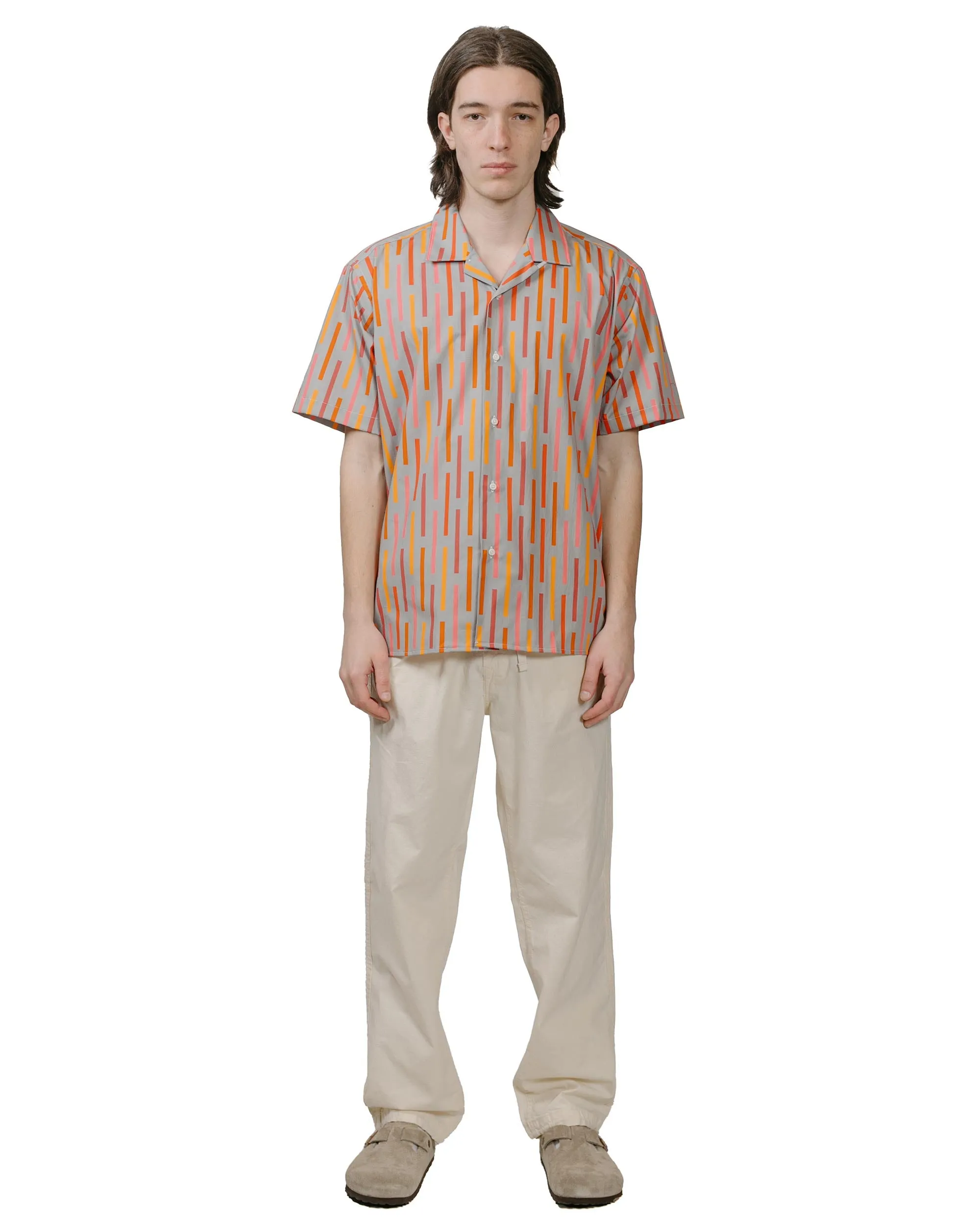 Gitman Vintage Bros. Alexander Girard 'Broken Stripe' 1952 Camp Shirt Comfort Stretch
