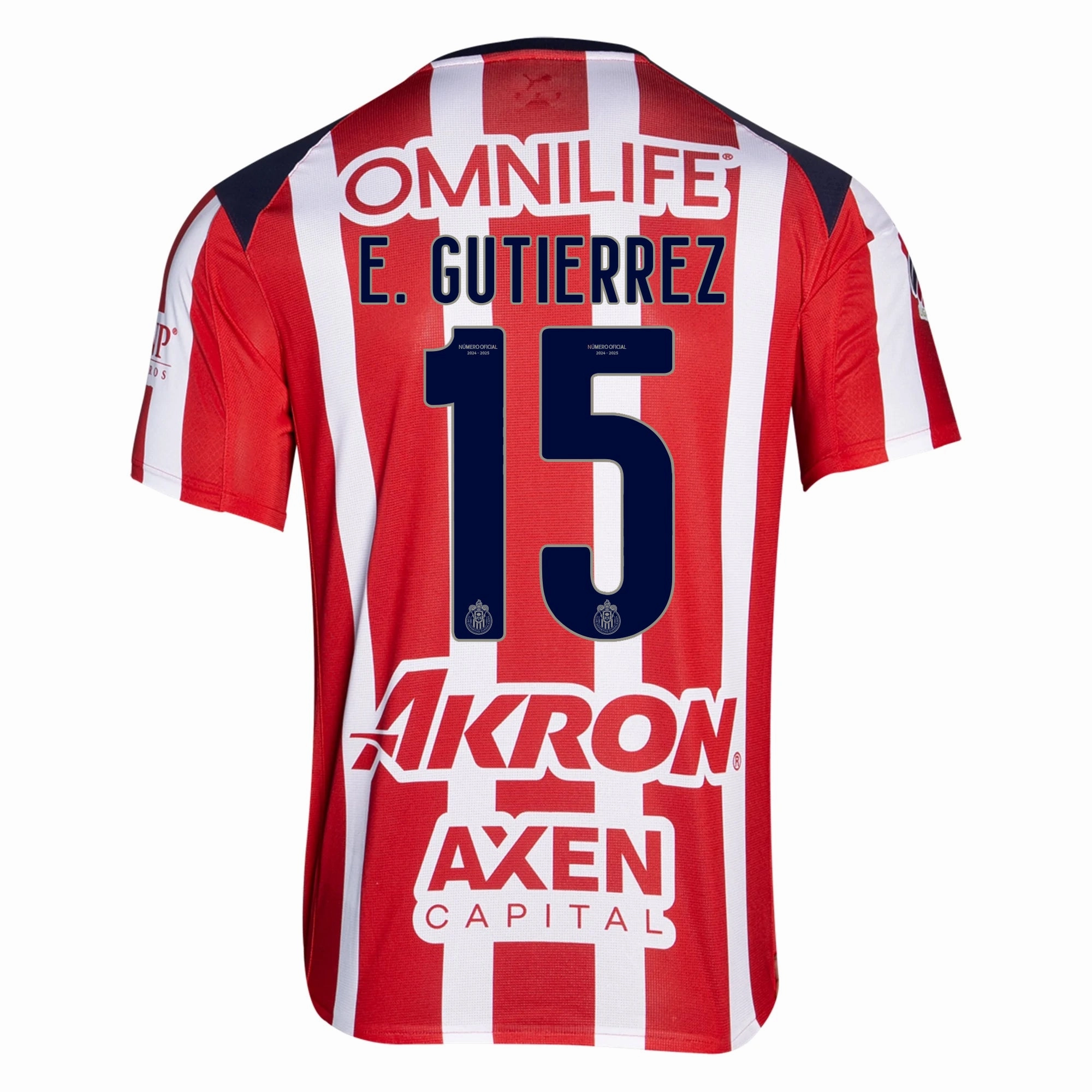 Relaxed Performance Puma Erick Guti??rrez Men's Chivas De Guadalajara Home Jersey 25/26 (Puma Red/White)