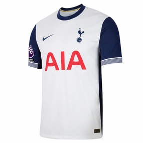 Low Friction Texturing Nike Tottenham Authentic Home Jersey w/ EPL   No Room For Racism Patches 24/25 (White/Binary Blue)