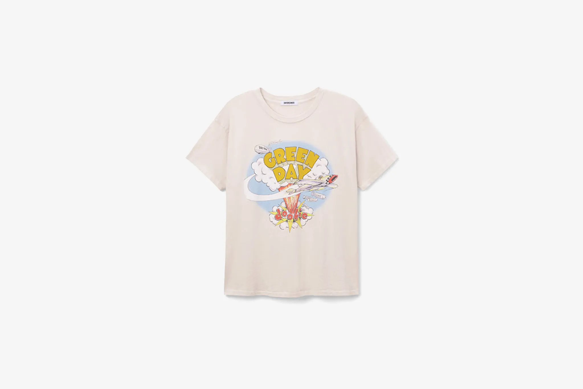 DayDreamer "Green Day Dookie Merch" T-Shirt W - Dirty  White MultiPocket