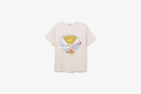 DayDreamer "Green Day Dookie Merch" T-Shirt W - Dirty  White MultiPanelCut Trend Glow