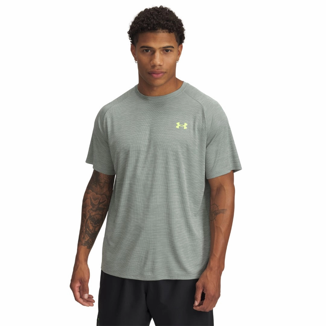 Tech? Textured T-shirt Versatile Layering Piece Sporty and Stylish