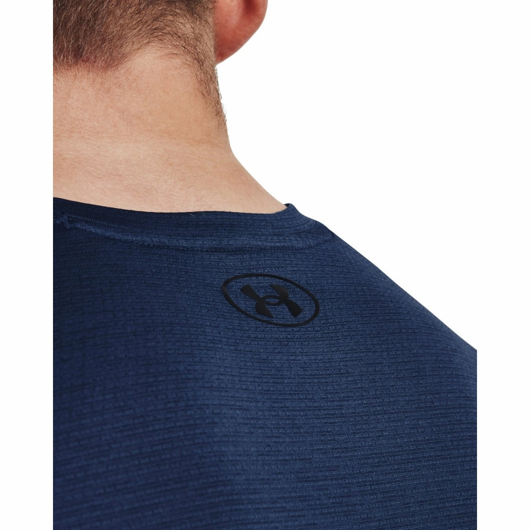 Natural Fiber Blend Polka Dot Pattern Tech? Vent T-shirt