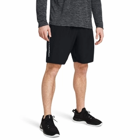 Flexible Side Panels Tech? Woven Wordmark Shorts 9 Inch
