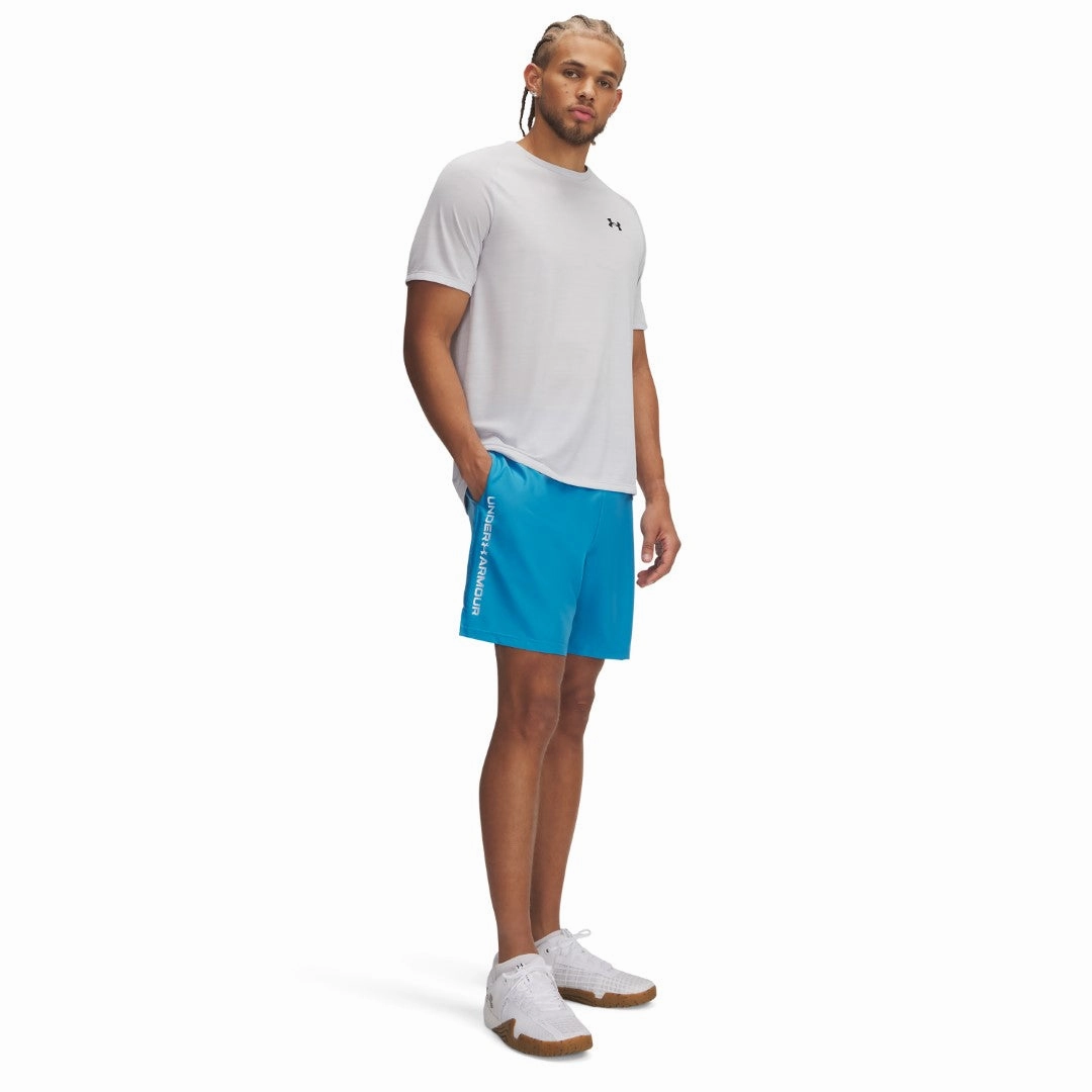 Machine-washable Tech? Woven Wordmark Shorts 9 Inch