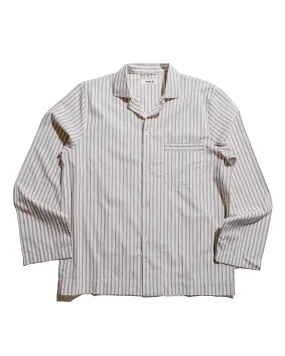 Tekla Poplin Pyjama Shirt Hopper Stripes Odor control