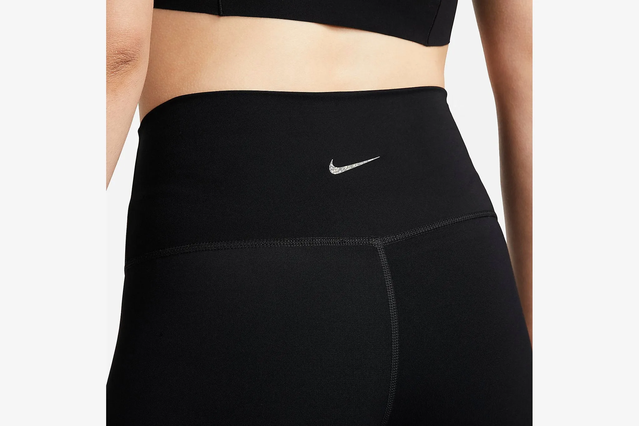 Nike "Yoga High-Waisted 7" Shorts" W - Black Spanish Glow