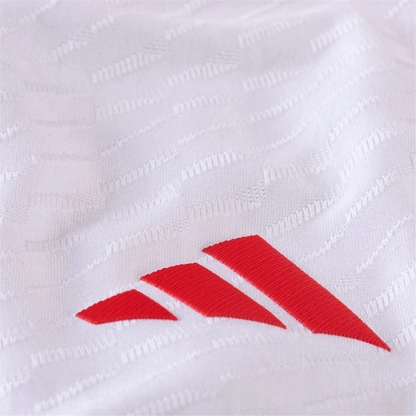 adidas Bayern Munich Authentic Benjamin Pavard Home Jersey w/ Champions League Patches 23/24 (White/Red) Smooth Finish