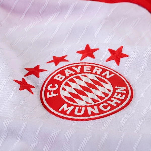 Bold Form Breathable mesh lining adidas Bayern Munich Authentic Benjamin Pavard Home Jersey w/ Champions League Patches 23/24 (White/Red)