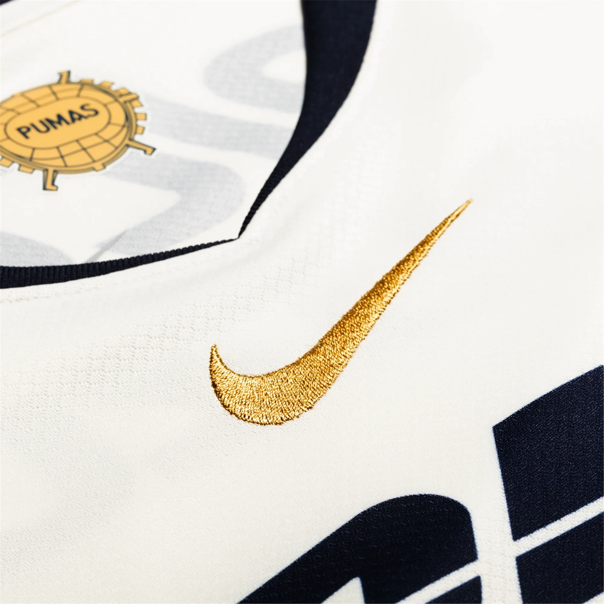 Nike Pumas UNAM Home Jersey 25/26 (Sail/Club Gold) Flexible Comfort Smart Wear