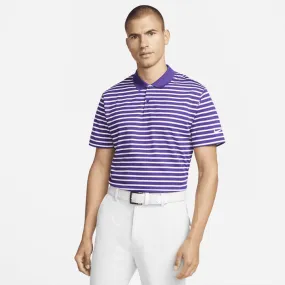 Nike Golf "Dri-FIT Victory Polo" M - Purple / White Modern Look