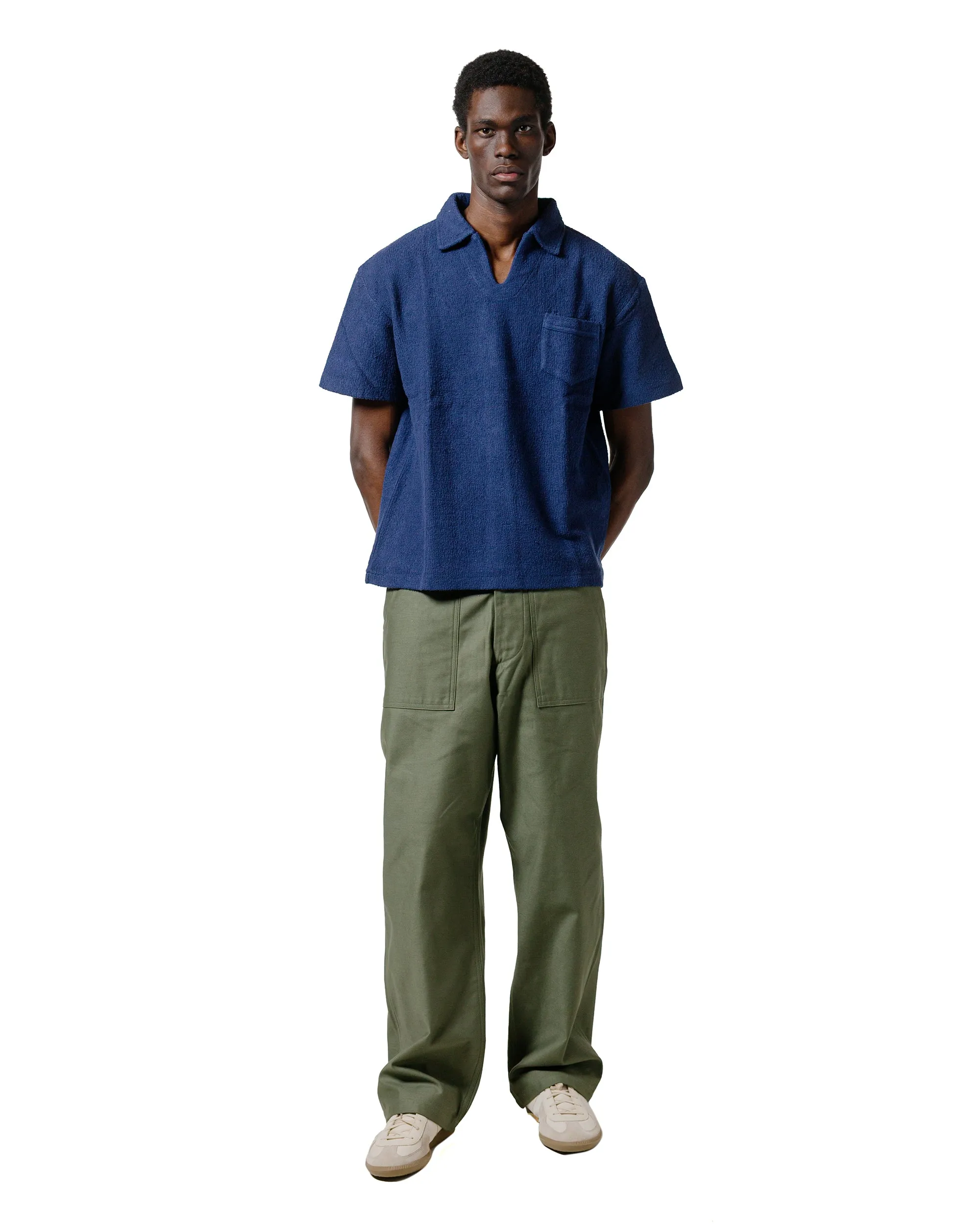 Premium Feel The Real McCoy's MC23017 Cotton Pile Skipper Navy