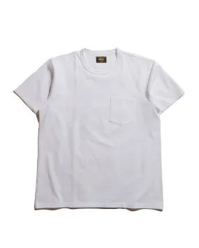 Chic Outfit Raw Edge Hem The Real McCoy's BC25003 Buco Tee / Skull Piston White
