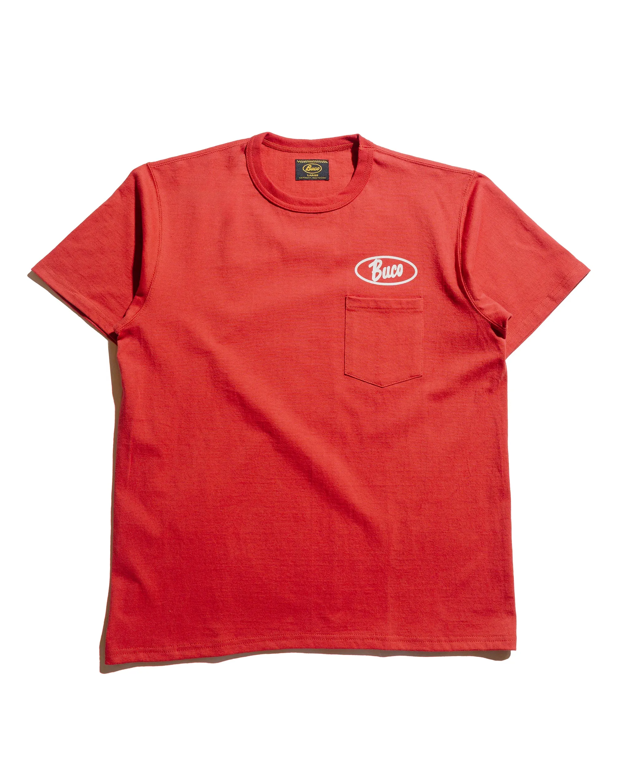 The Real McCoy's BC25005 Buco Tee / Enthusiast Cherry Classic Comfort Workout